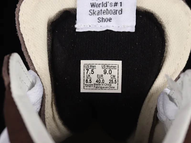 All Categories Vans Vans Series Vans Hi Vans High Top Vans Sk8-Hi Mocha Brown Vans Official Japanese Style High Top Casual Canvas Shoes VN0A5JMJ8EE